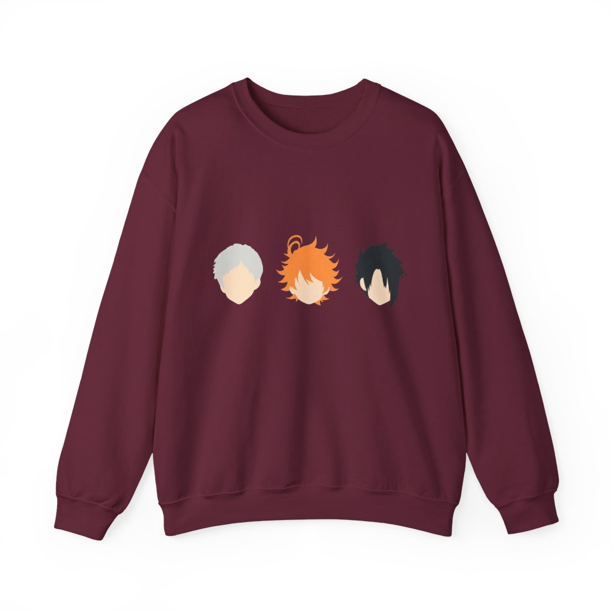 The promised neverland minimal characters Crewneck T-Shirts