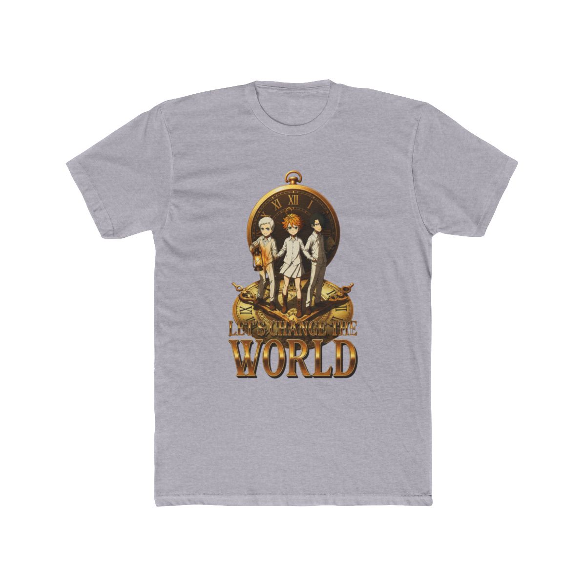 The Promised Neverland Trio Clock T Shirt - Official T-Shirts merchandise
